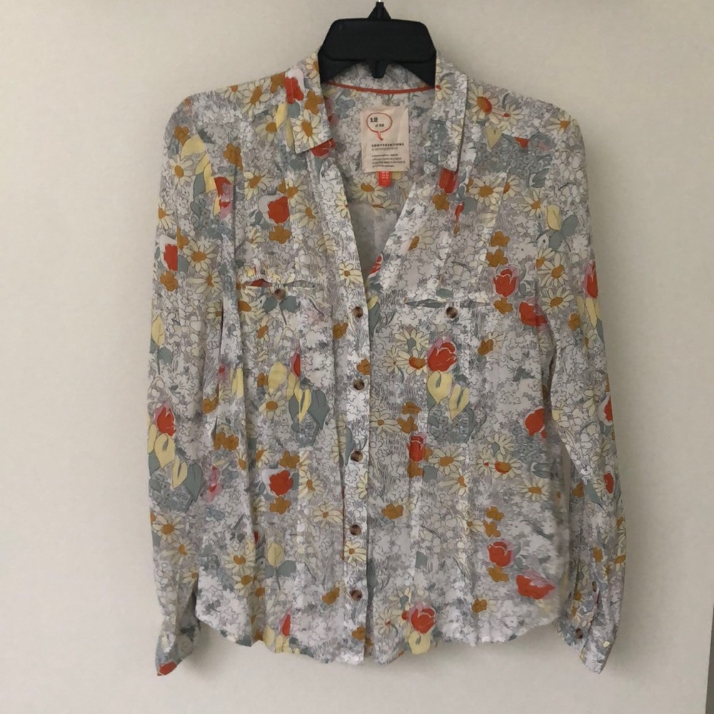 Anthropologie 52 Conversations blouse- sz 2 🎄